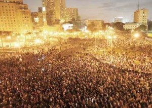Egipt uprising: Tahrir Square